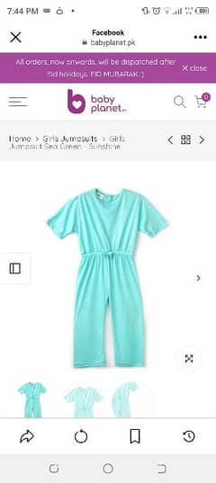 Kids Jumpsuit 5-8 age range