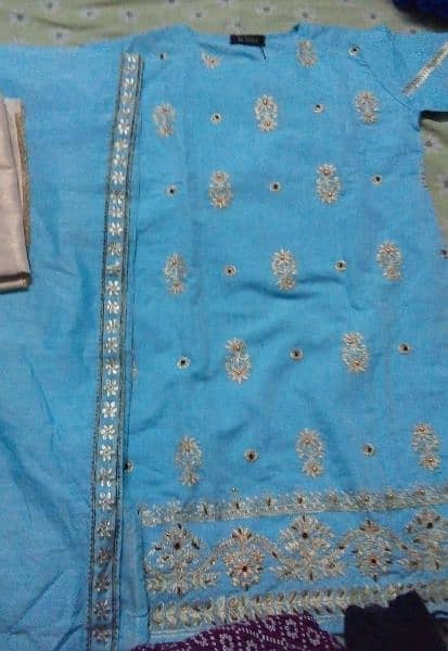 2 piece dupatta and shirt 3