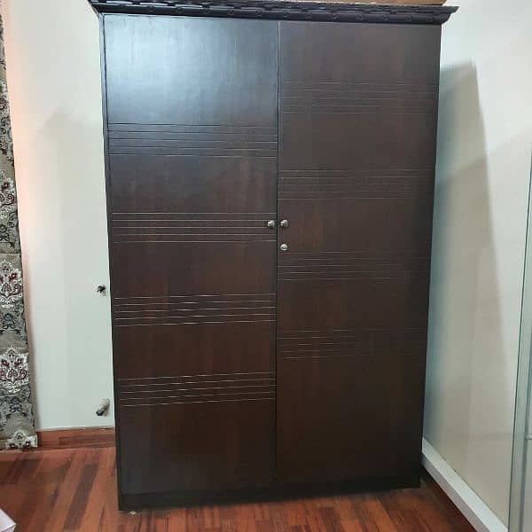 two door wooden cupboard 1