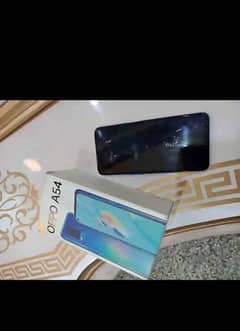 Oppo A54 with full box and charger