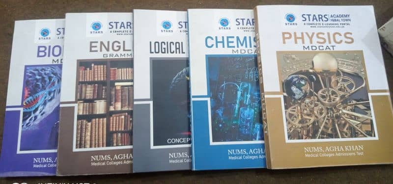 Stars Academy Mdcat preparetory and practice books 2024-2025 0