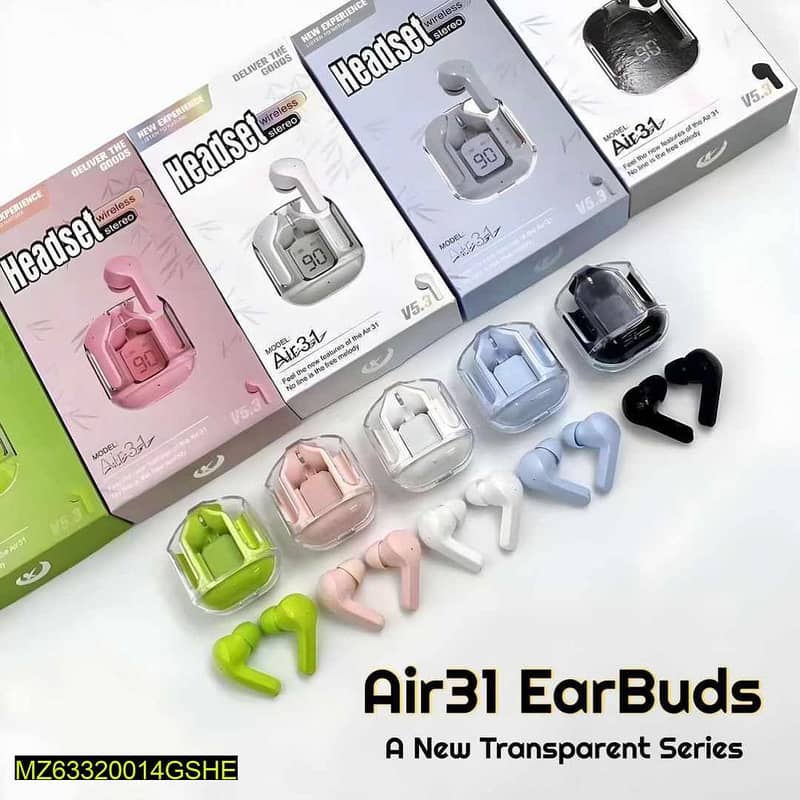 Air31 earbuds with silicon case 0