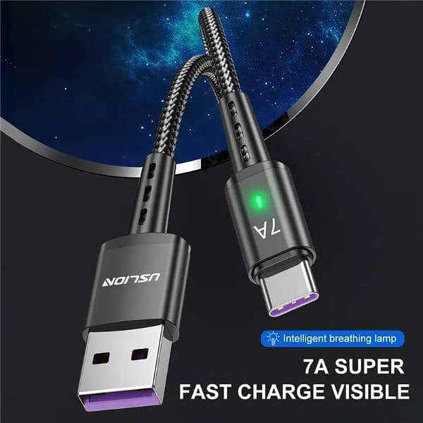 7A Super Fast USB to Type C Charging Cable 1