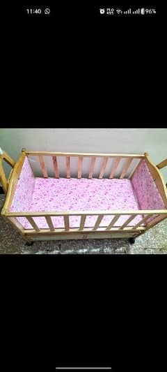 baby wooden cradle