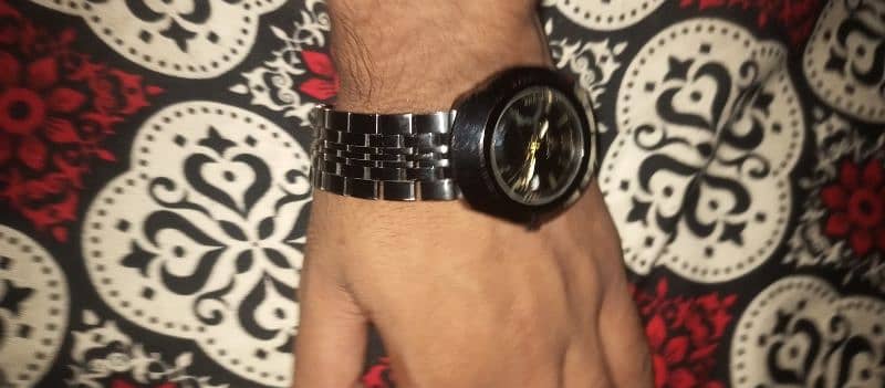 Mema Watch Available in Black Colour 10 by 10 condition 1