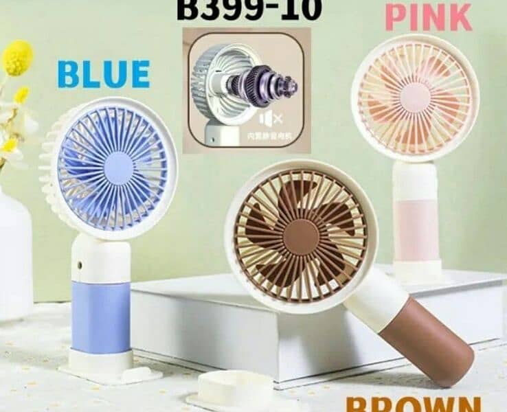 Mini Portable Fan - 1.5W, 1 Gear, Rechargeable 0