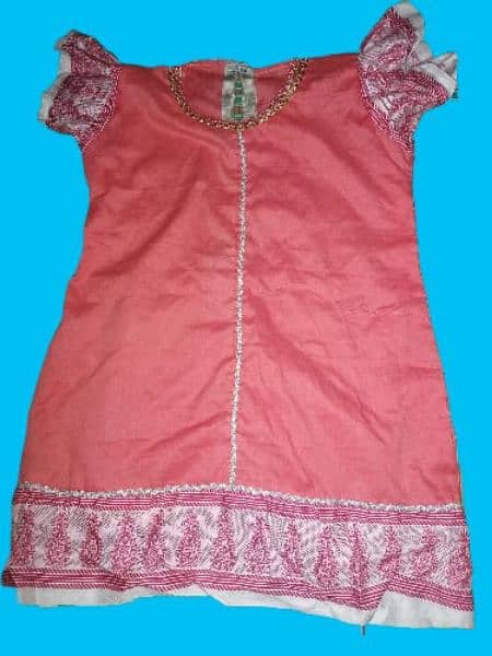 Baby Girl stich lawn frock 4 to 5 years 0