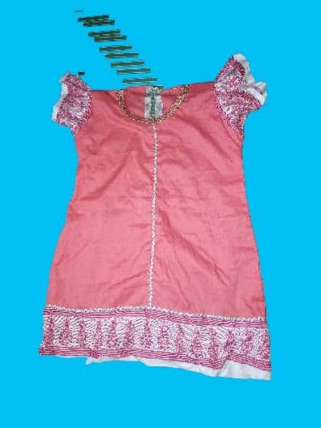 Baby Girl stich lawn frock 4 to 5 years 1
