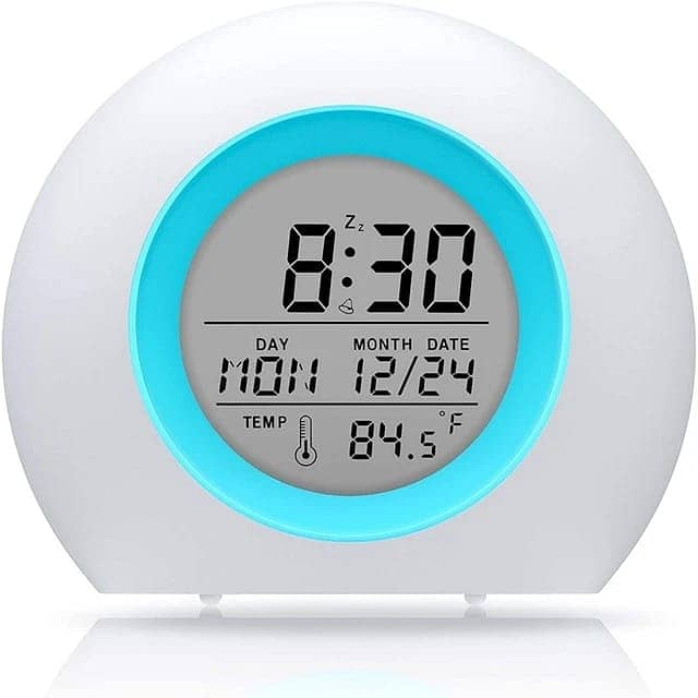 Desk Decorateor | Alarm Clock | Colour Changing | LED Clock 0