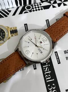 HILFIGER-BRAND NEW ORIGINAL WATCH-SEIKO-FOSSIL-RADO-OMEGA-ROLEX-TISSOT