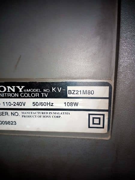 Sony wega made in Malaysia 3