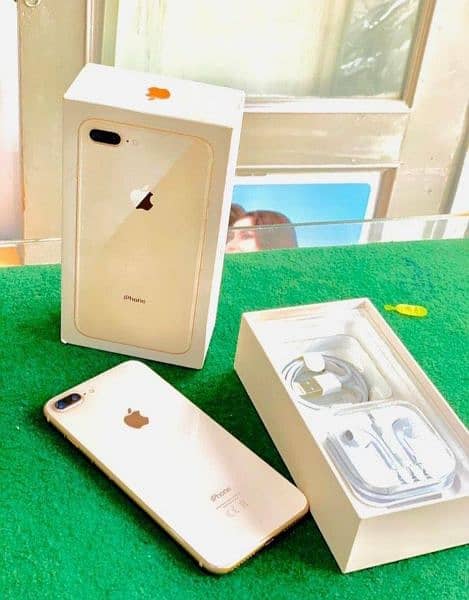 iPhone 8 plus 256 GB PTA approved 03304246398 Whatsapp 0