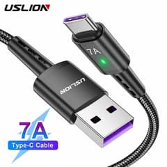 7A Super Fast USB Type C Charging Cable - 1m
