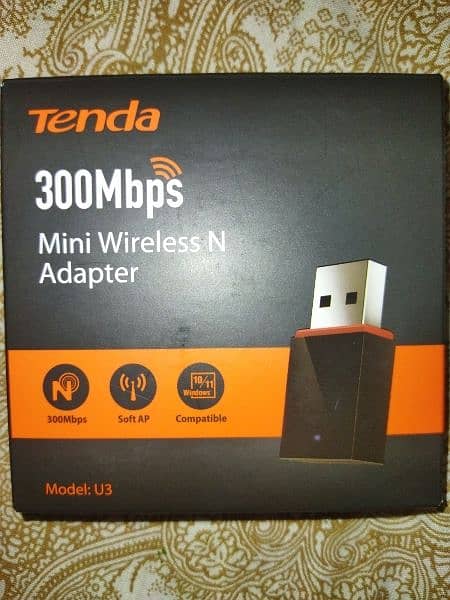 Tenda mini wireless N adapter 300 Mbps 0