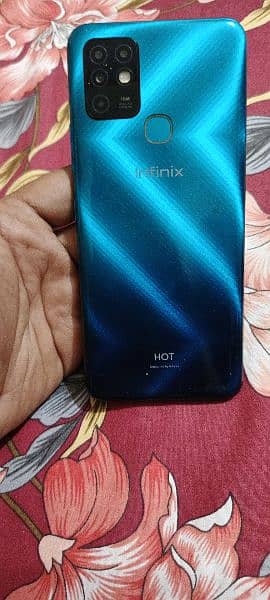 infinix hot 10 4/64 set with box PTA approved Android version 10 0