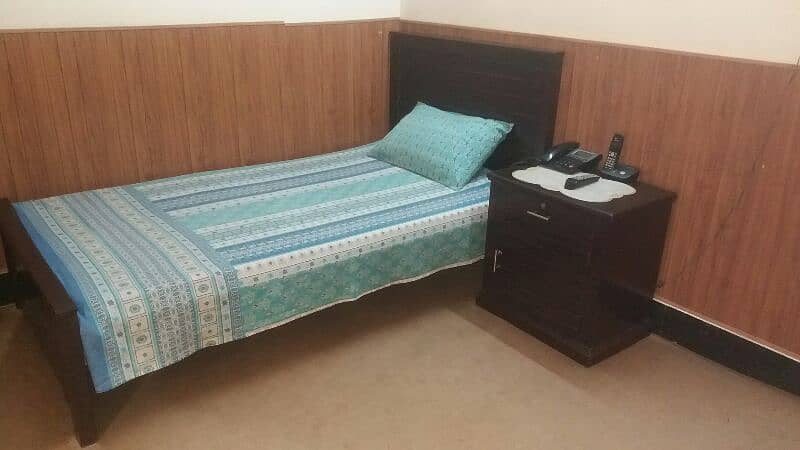 Single Bed, Matress and Side Table 4