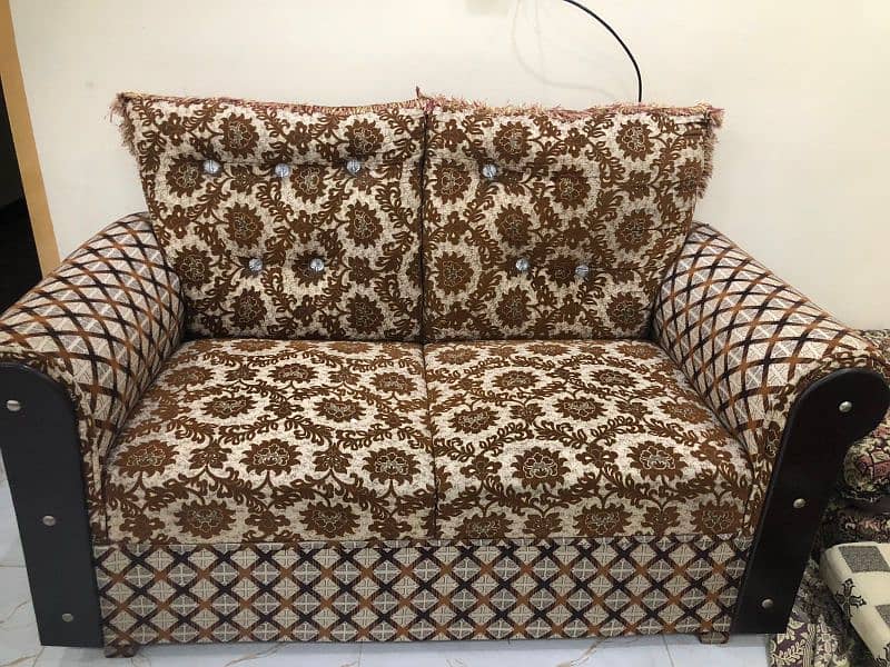 Sofa Set (five star foam seat) +Almost New 1