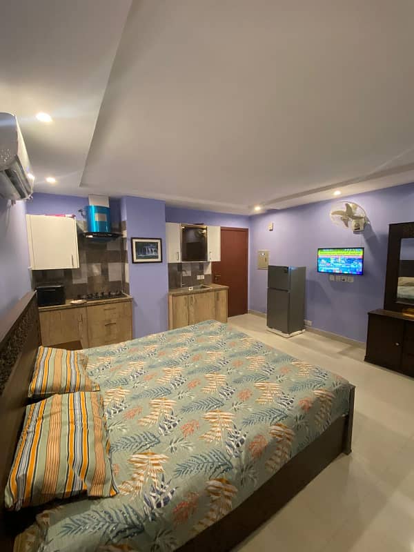 Daily Basis!! Fuly Furnished Studio In Gulberg Heights 1