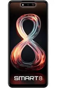 infinx smart 8 (4+4gb ram. 64gbrom) Rs. 17000 no foult (9.5by10)condtion
