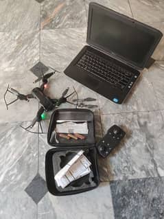dron plus dell laptop