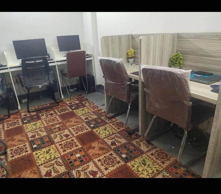 OFFICE COMMERCAIL SPACES FOR IT WORK ?? MAIN RASHID MINHAS ROAD KARACHI 9