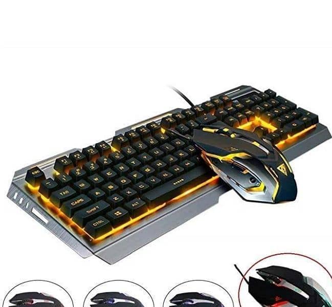 LED lights Gamming keyboard and Mouse set 0