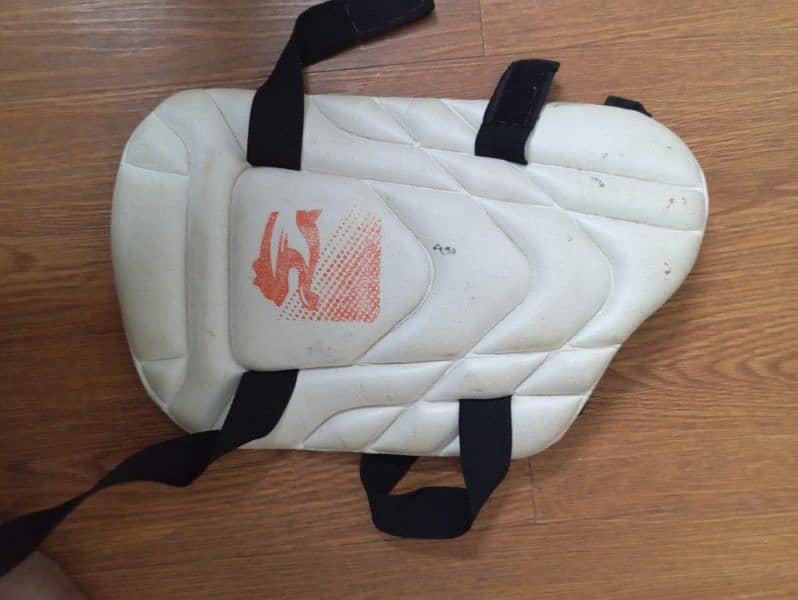 cricket thigh pads and arm guard 0