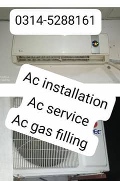 Ac service & installation & gas filling
