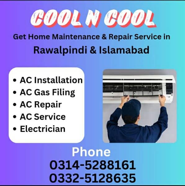 Ac service & installation & gas filling 1