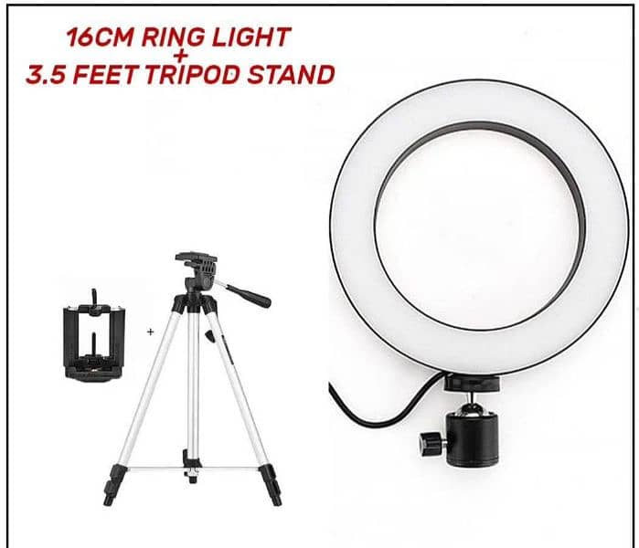 26 cm ring light with 3110 stand. . . 2