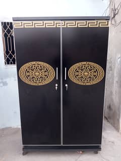 brand new zero meter 2 door wardrobe in black