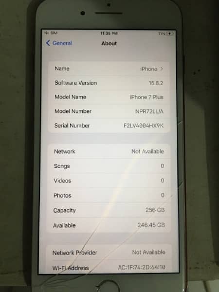 iPhone 7plus 256GB PTA Approved 4