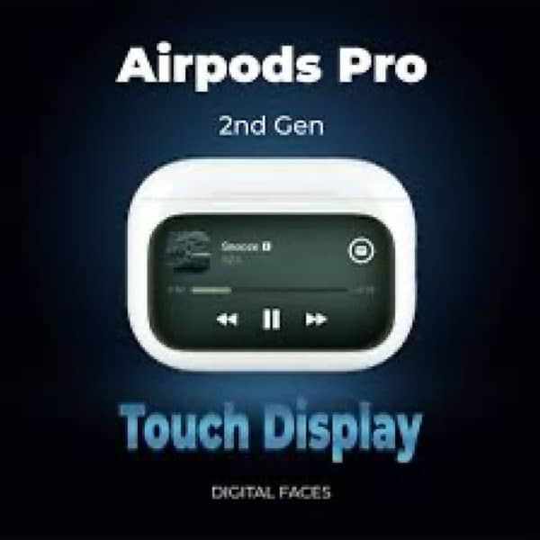 Airbods A9pro with touch display and amazing sound 3