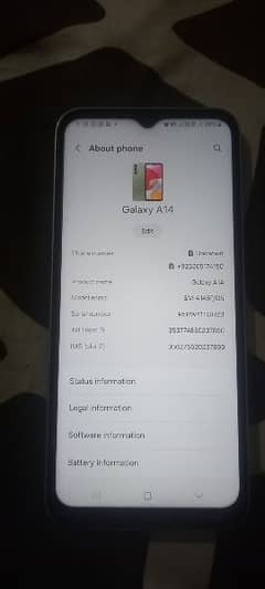 samsung A14 4/128 condition 8/10 only 32000