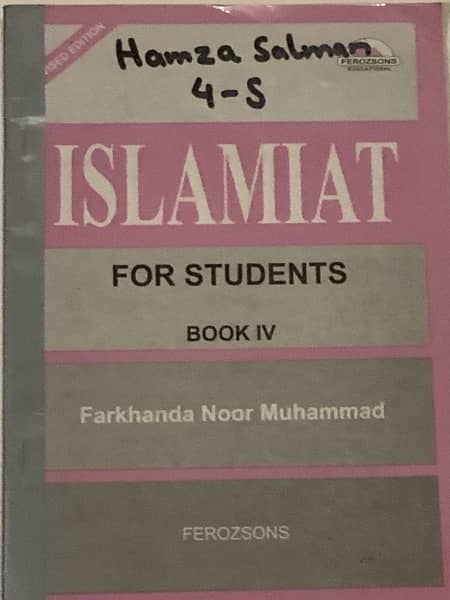 Syllabus Books of Grade 4 0