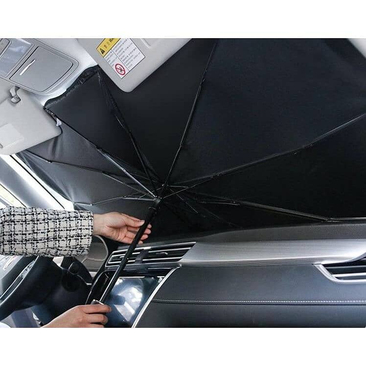 Car Umbrella Sun Shade Cover for Windshield UV Reflecting 4