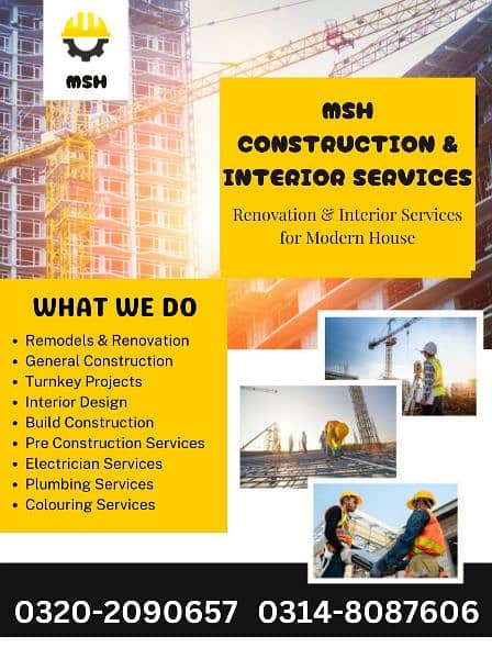 Mistiri/House Construction/Renovation/Paint/Forsiling Work 03202090657 1