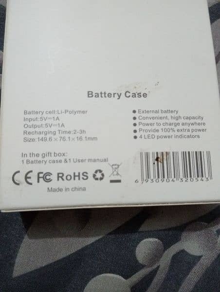 Battery case for iPhone 11 Pro 3500mAh 9