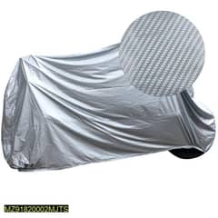 70 cc Motorbike cover silver 0