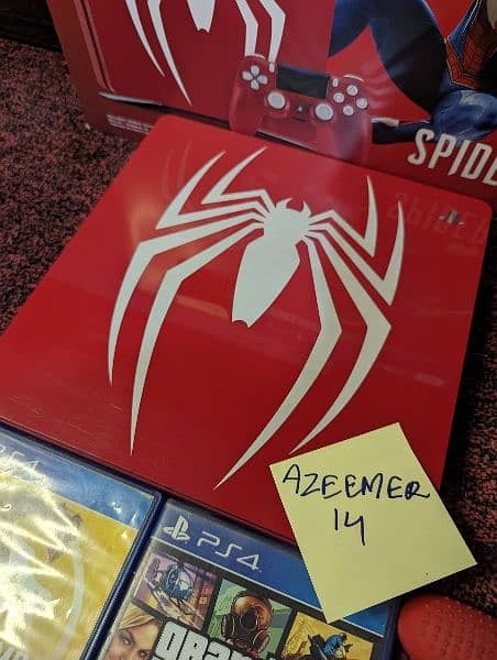 PS4 Slim Spiderman Edition 1TB Limited Edition 2