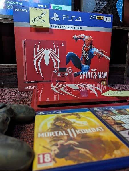 PS4 Slim Spiderman Edition 1TB Limited Edition 3