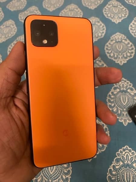 google pixel 4 orange colour 64gb 0