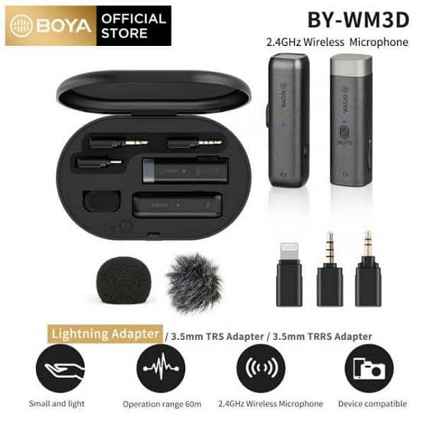 Boya wm3d wireless mic 2