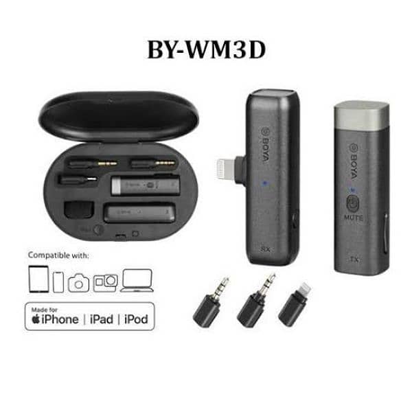 Boya wm3d wireless mic 3