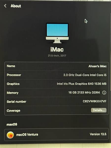 Apple iMac 2017 2