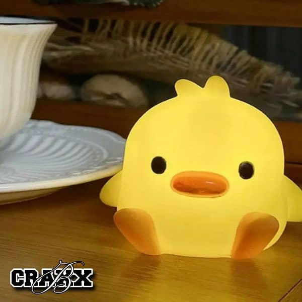 Cute Cartoon Duck Night Light Gift Item Room bedside sleeping lamp 2