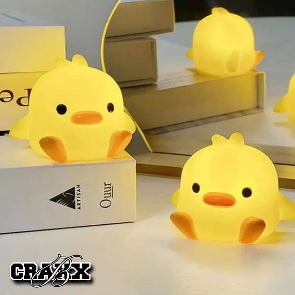 Cute Cartoon Duck Night Light Gift Item Room bedside sleeping lamp 3