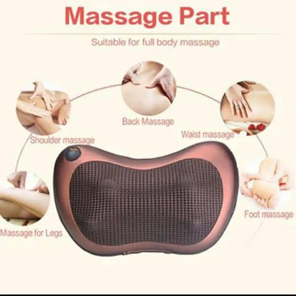 Electric Car Neck Massager Machine with Heating Function | Back 8