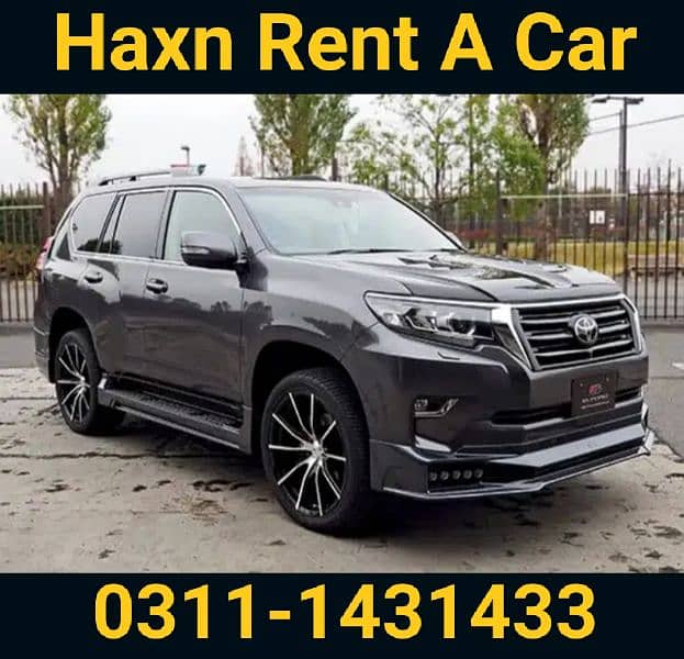 Rent a Car Islamabad, Prado, ZX, V8, Audi, BMW, Mercedes, Lexus, Civic 0