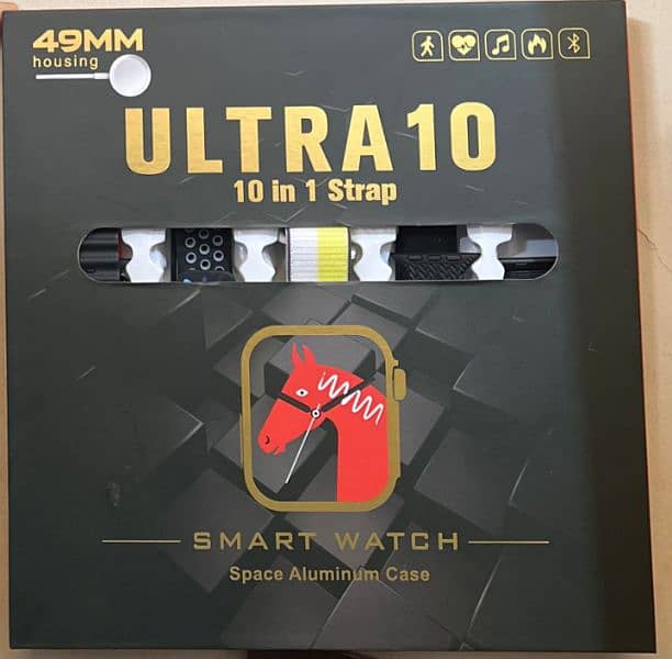 new ultra watch with 10 strapes 0